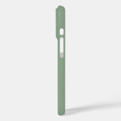 Coques Case-Mate iPhone Coquette Sage Green Bow Initial (Verso / Gauche)
