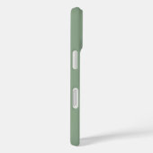 Coques Case-Mate iPhone Coquette Sage Green Bow Initial (Verso / Droite)