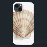 Case-Mate iPhone Case Coquillage rose et crème<br><div class="desc">Megan Meagher aime peindre des tableaux des belles collections d'océan. Elle capture les offres les plus naturelles pourtant les plus belles de la nature dans la vie marine. Dans cette peinture classique et simple, elle capture la simplicité d'une belle crème et d'un coquillage rose. Obtenez ce morceau de copie de...</div>