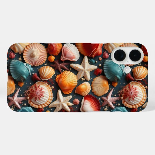 Coques Case-Mate iPhone Coquillages (Verso (horizontal))