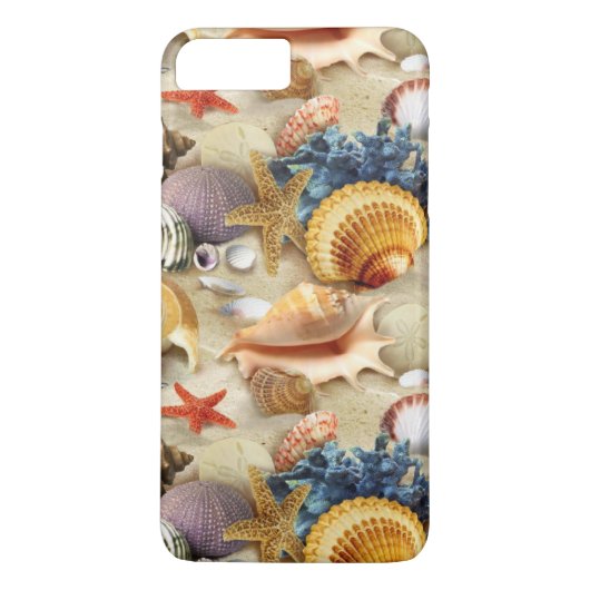 Coques Case-Mate iPhone Coquillages de plage (Dos)