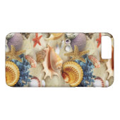 Coques Case-Mate iPhone Coquillages de plage (Dos (Horizontal))