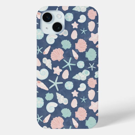 Coques Case-Mate iPhone Coquillages de Plage & Design Océan (Verso)