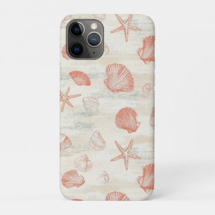 Case-Mate iPhone Case Coquillages de plage vintage avec corail et étoile