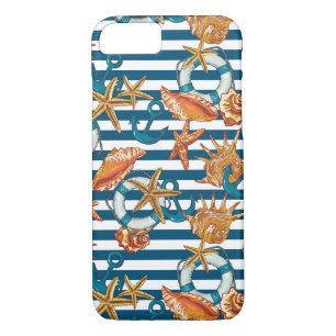 Coque Case-Mate Pour iPhone Coquillages Et Motif De Ancre