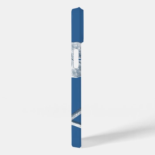 Coques Case-Mate iPhone Coquillages marins bleus (Verso / Droite)