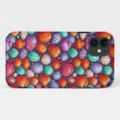 Coques Case-Mate iPhone Coquillages marins colorés (Dos (Horizontal))