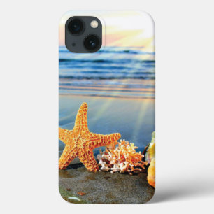Case-Mate iPhone Case Coquillages marins et étoiles de mer sur la plage