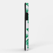 Coques Case-Mate iPhone Coquillages - vert émeraude sur un arrière - plan  (Dos/Droite)