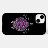 Coques Case-Mate iPhone Coquille de tortue violette (Verso (horizontal))