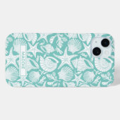Coques Case-Mate iPhone Coquilles Aqua Personnalisées (Verso (horizontal))