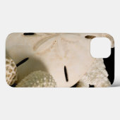 Coques Case-Mate iPhone Coquilles blanches et dollar de sable (Verso (horizontal))