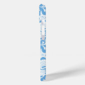 Coques Case-Mate iPhone Coquilles Bleues Personnalisées (Verso / Gauche)