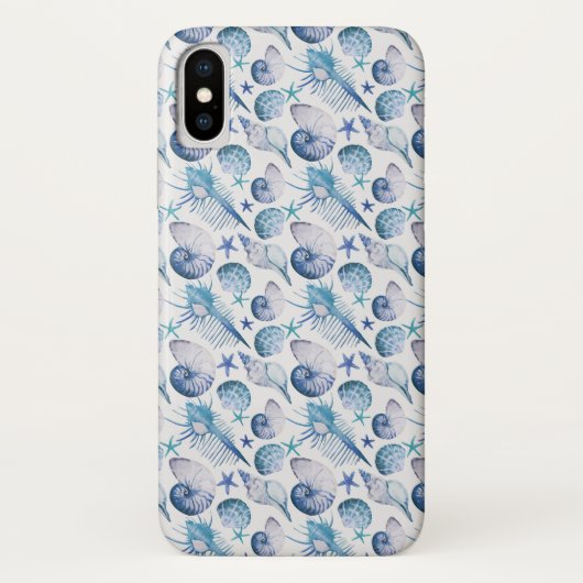 Coques Case-Mate iPhone Coquilles d'aquarelle (Dos)