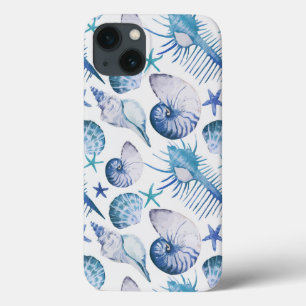 iPhone 13 Case Coquilles d'aquarelle