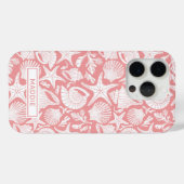 Coques Case-Mate iPhone Coquilles de Corail Personnalisées (Verso (horizontal))