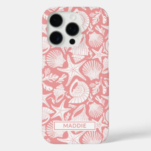 Coques iPhone 16 Pro Coquilles de corail personnalisées