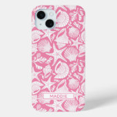 Coques Case-Mate iPhone Coquilles roses personnalisées (Verso)