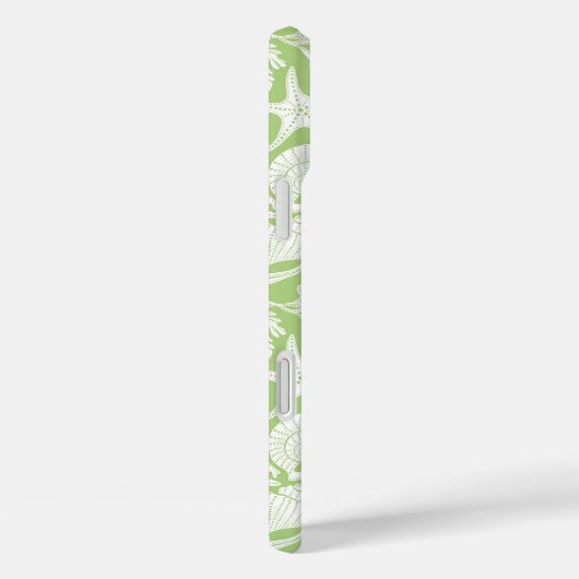 Coques Case-Mate iPhone Coquilles Vertes Personnalisées (Verso / Droite)
