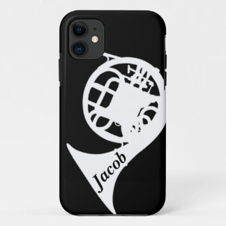 Coque iPhone 11 Cor de harmonie avec le nom fait sur commande