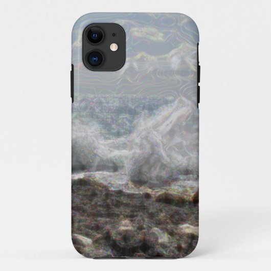 Coques Case-Mate iPhone Corail et vagues (Dos)