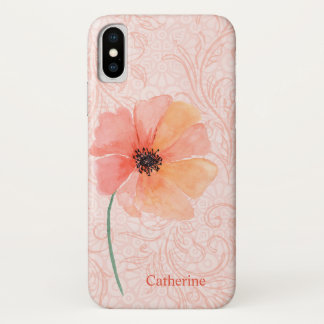 Case-Mate iPhone Case Corail fleurit et Pavot