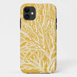 Etui iPhone Case-Mate Corail jaune et blanc