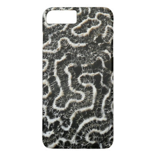 Coques Pour iPhone Corail noir et blanc II Abstrait Nature Photo