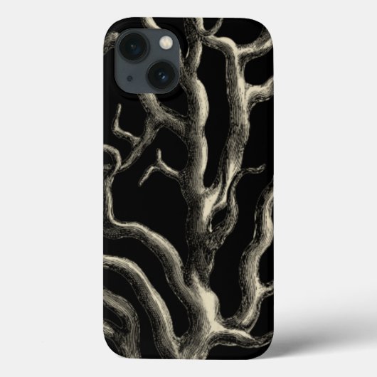 Coques Case-Mate iPhone Corail noir et tan (Verso)