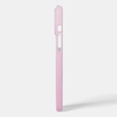 Coques Case-Mate iPhone Corail rose dégradé avec nom personnalisé (Verso / Gauche)