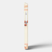 Coques Case-Mate iPhone Corail rouge avec bordure conique (Verso / Gauche)