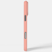 Coques Case-Mate iPhone Corail rouge rose rayures (Verso / Droite)