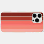 Coques Case-Mate iPhone Corail rouge rose rayures (Verso (horizontal))
