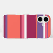 Coques Case-Mate iPhone Corail vivant, rouge et violet (Verso (horizontal))
