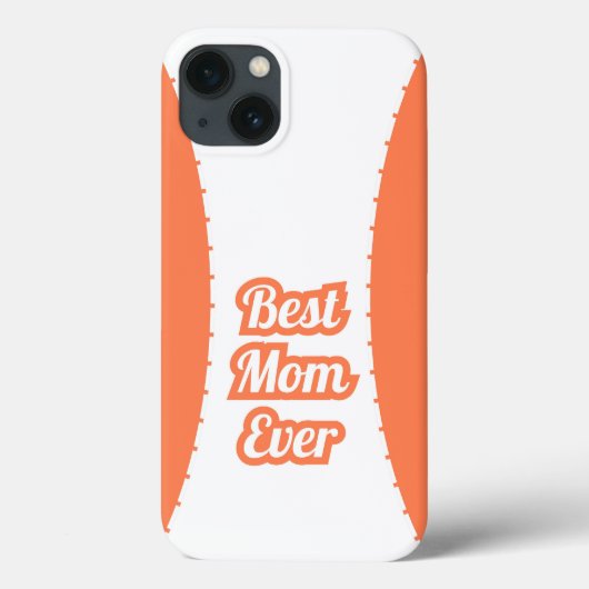 Coques Case-Mate iPhone Coral Best Mom Ever Gift iPhone Case (Verso)