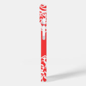 Coques Case-Mate iPhone Coral Damask Personnalisé Monogrammes Coque-Mat Mo (Verso / Gauche)