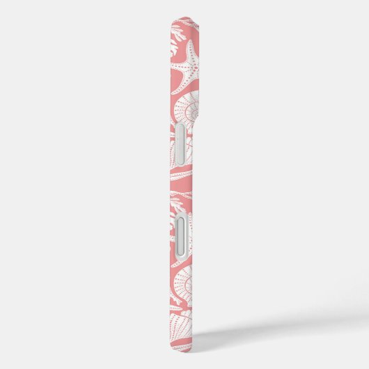 Coques Case-Mate iPhone Coral Shells Personalized (Verso / Droite)