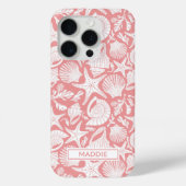 Coques Case-Mate iPhone Coral Shells Personalized (Verso)