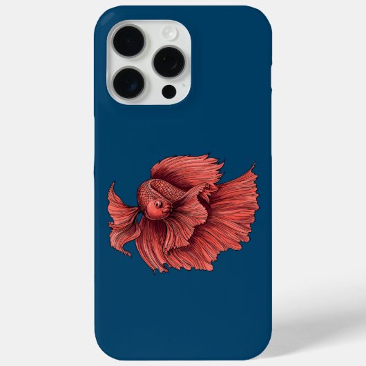 Coques Case-Mate iPhone Coral Siamese combat le poisson (Verso)