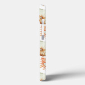 Coques Case-Mate iPhone Coral With Shells & Crabs Pattern | monogram (Verso / Gauche)