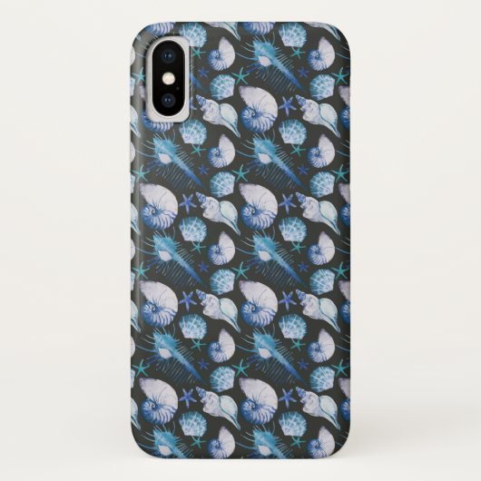 Coques Case-Mate iPhone Coraux avec le motif de coquilles (Dos)