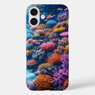 Coques iPhone 16 Plus Coraux sous-marins et vie marine de l'océan nature