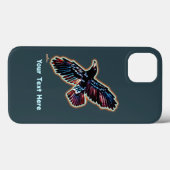 Coques Case-Mate iPhone Corbeau Iridescendant (Verso (horizontal))