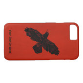 Coques Case-Mate iPhone Corbeau rouge (Dos (Horizontal))