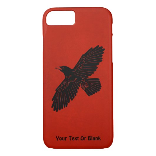Coques Case-Mate iPhone Corbeau rouge (Dos)