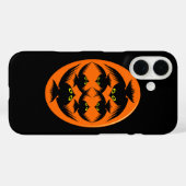 Coques Case-Mate iPhone Corbeaux d'Halloween (Verso (horizontal))