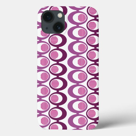 Coques Case-Mate iPhone Cordes violettes ovales (Verso)