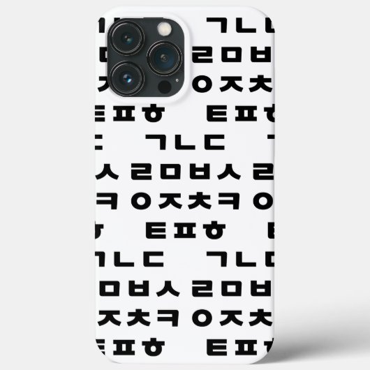 Coques Case-Mate iPhone Coréen | Alphabet Hangul (Verso)