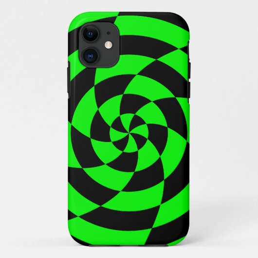 Coques Case-Mate iPhone Corey Tiger 80s Néon Art Op (Vert) (Dos)