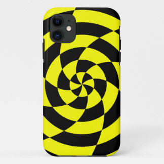 Coques Pour iPhone Corey Tiger 80s Néon Art Optique (Jaune)